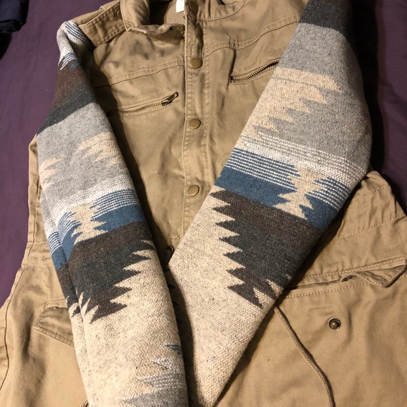 Thread & Supply Jackets & Blazers - Tan military style jacket